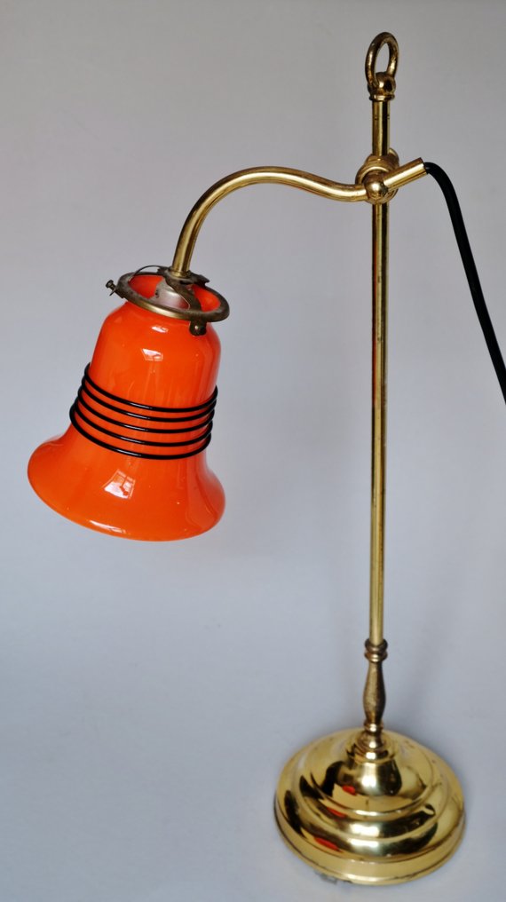 Loetz - 檯燈 - 玻璃与黄铜 - Art Déco Tango - 玻璃 #1.0