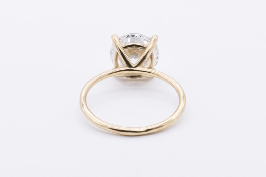 No Reserve Price - Ring - 18 kt. Yellow gold - 5.01ct. tw. Diamond (Lab-grown) #3.2