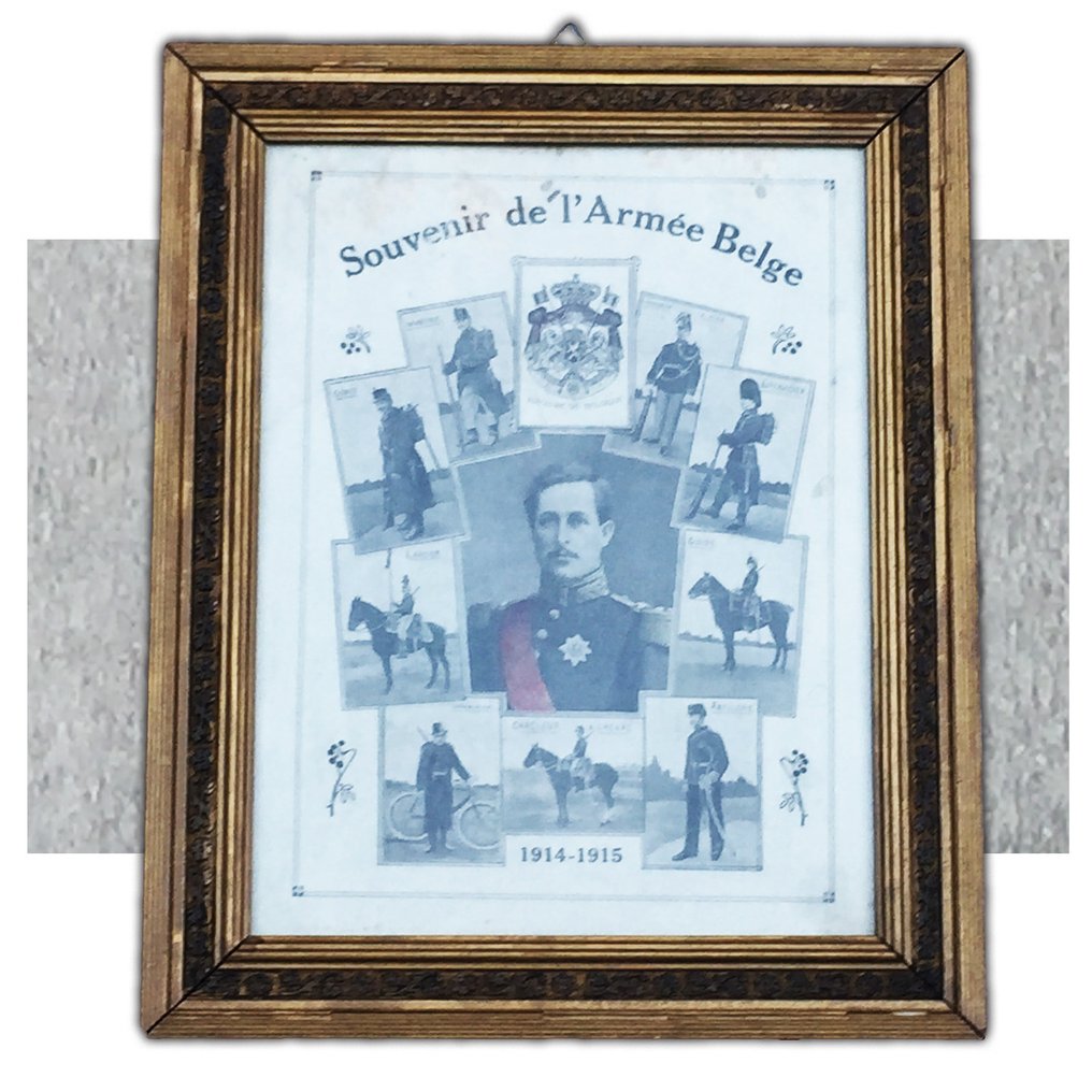 比利時 - ABL 2干部 - 比利时军队 - 阿尔伯特一世国王 + 轻骑兵团 - 軍用配件 #1.0