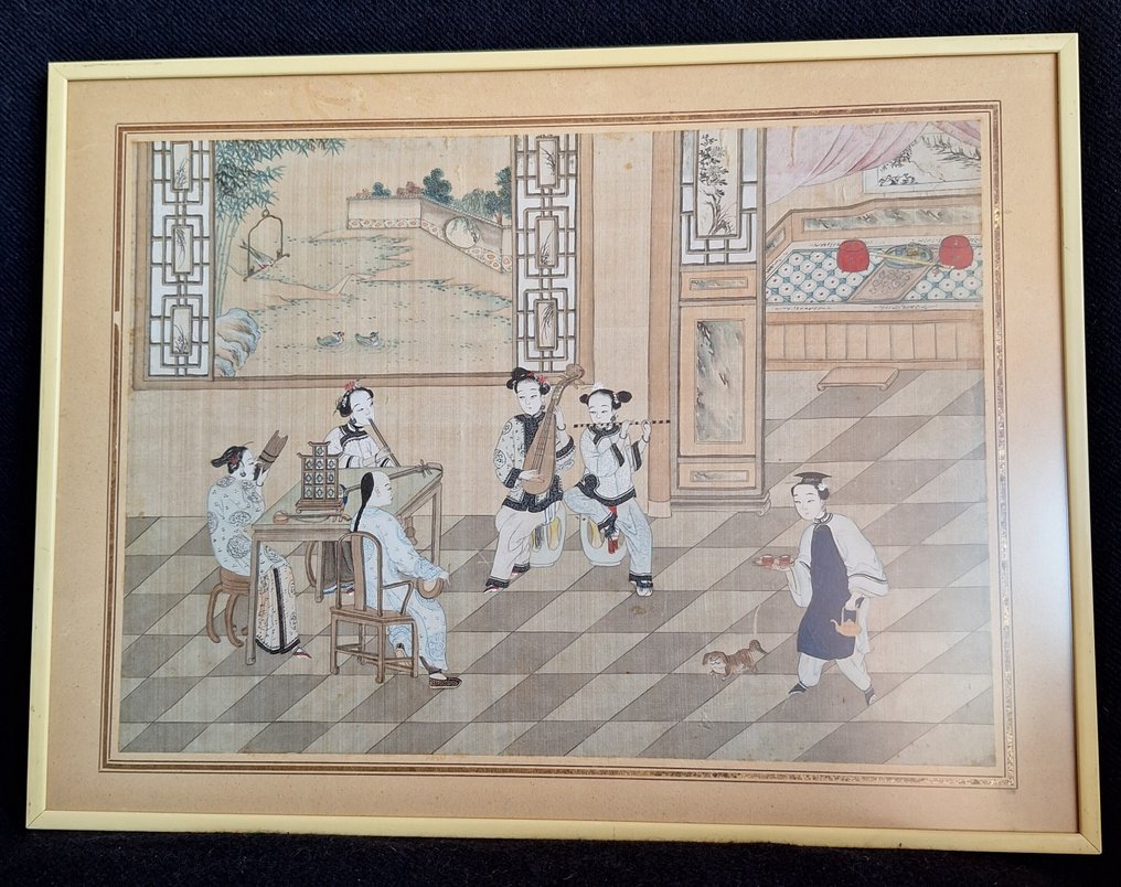 Piccoli musicisti - Artista desconhecido - China - Início do século XX (WW I)  (Sem preço de reserva) #3.2