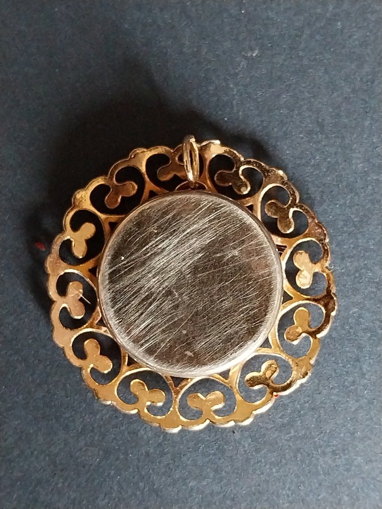 圣骨箱 - 金属, 镀金, 玻璃, 纺织品, 纸 - 1990-2000 - 我们主耶稣基督的圣索链 #1.0