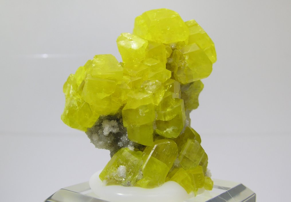 Zolfo Cristallo su matrice - Altezza: 4.7 mm - Larghezza: 42 mm- 104 g - (1) #1.0