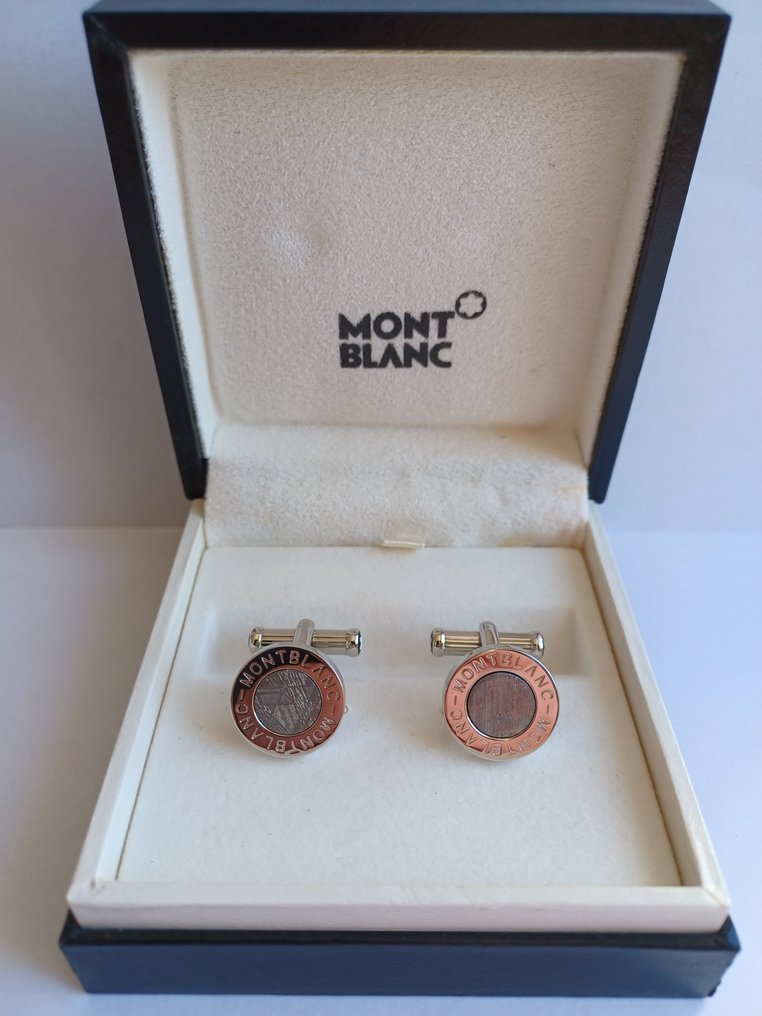 Montblanc - Argento, Acciaio - Gemelli - MB 101384 Occhio di tigre #1.0
