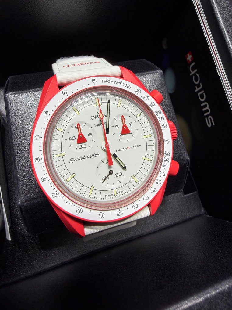 Swatch - MoonSwatch - Mission to Mars - No Reserve Price - SO33R100 - Unisex - 2023 #1.0