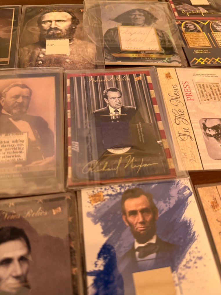 Relicts of the Past - US-Präsidenten, historische Persönlichkeiten / echte Artefakte - 48 Card #2.1