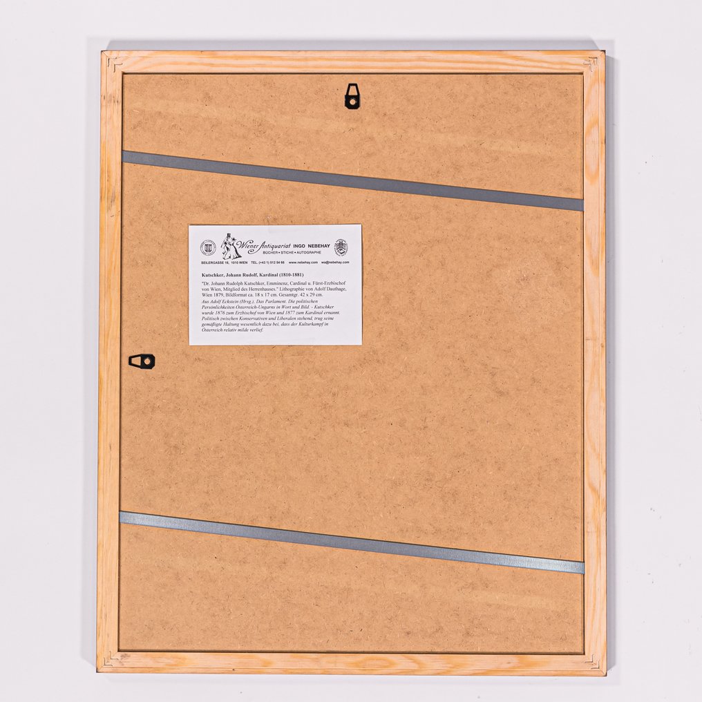 Lithograph of Cardinal Johann Rudolf - Engraving - 1850-1900 #3.2