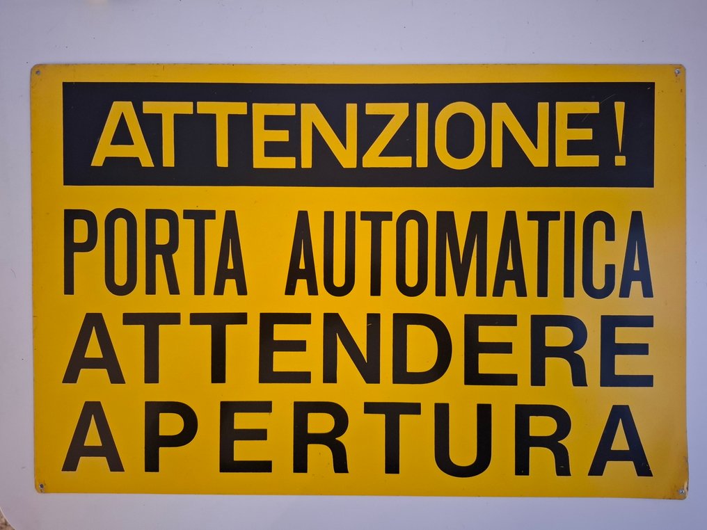 Metall emalj märkning - Skylt - Metall #1.0