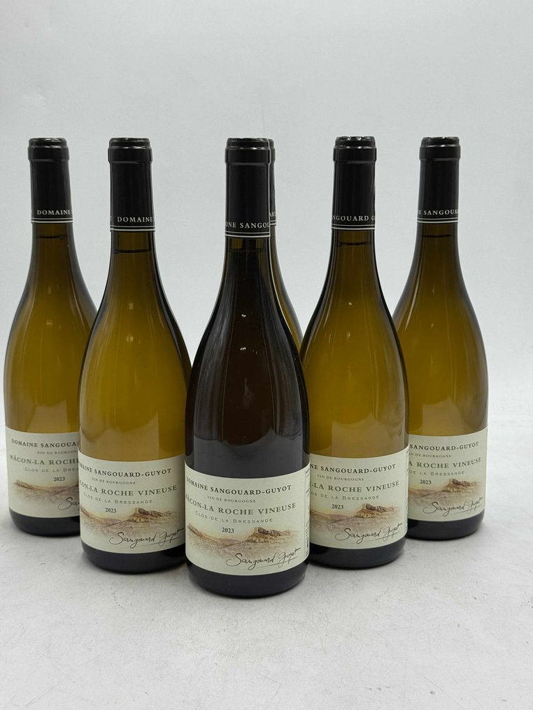 2023 Domaine Sangouard-Guyot Mâcon-La Roche Vineuse Clos de la Bressande - Mâconnais - 6 Bottles (0.75L) #1.0