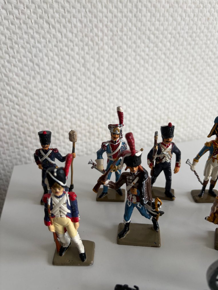 Atlas Starlux - Statuetta in miniatura - Soldats napoléoniens et canon (10) - Metallo, Piombo #2.1
