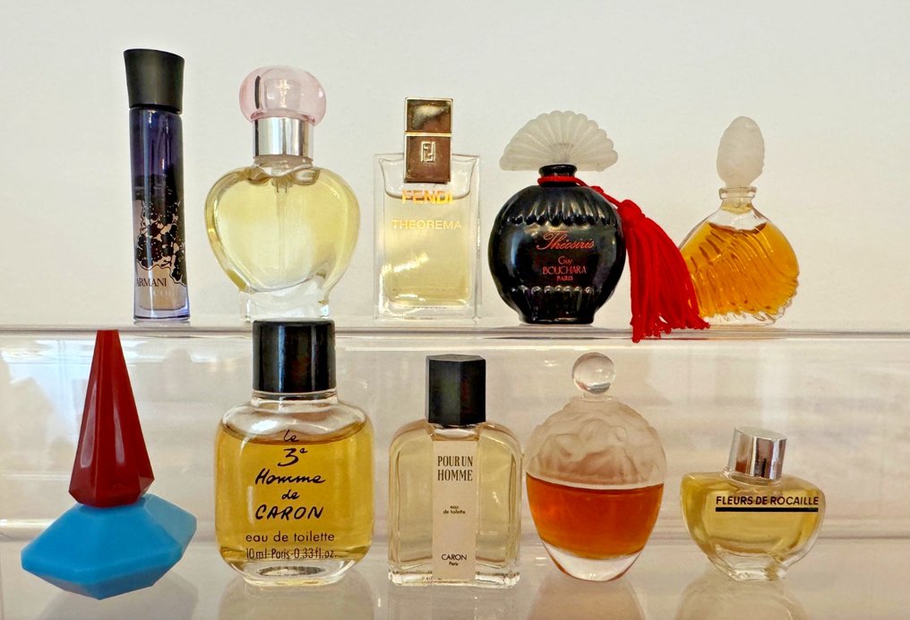 Themed collection - Perfume bottles - exclusive miniatures - Armani - Victoria's Secret - Fendi - Theosiris - Ted #1.0