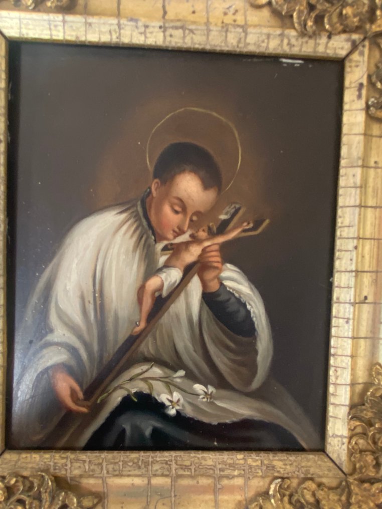 Ram- São Luís Gonzaga - Koppar, Trä, Metall - Målning på koppar #3.2