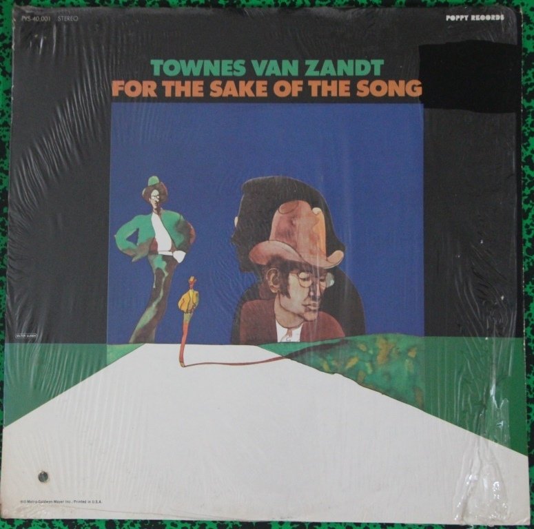 Townes Van Zandt - For The Sake Of The Song - LP - Stereo, 1st Pressing - 1968 #1.0