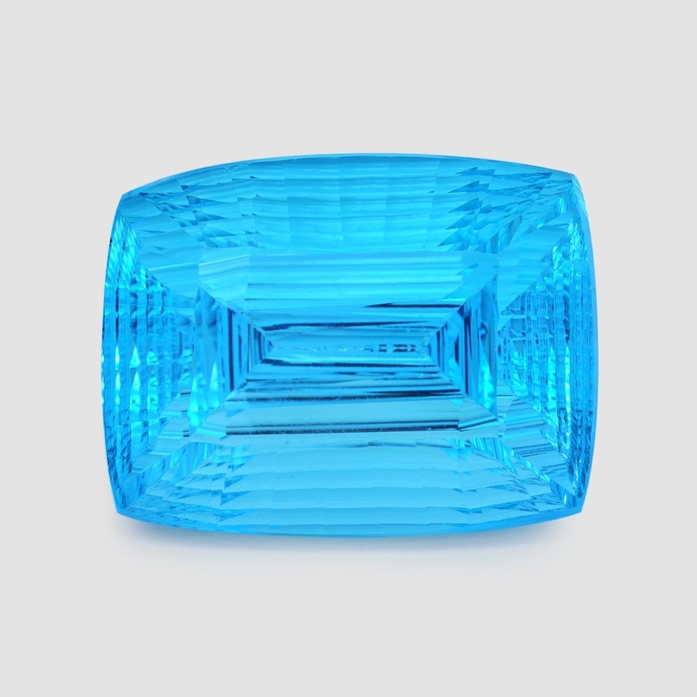 1 pcs 藍色 黃玉 - 90.43 ct - 國際有色寶石協會 (ICA GemLab) #1.0