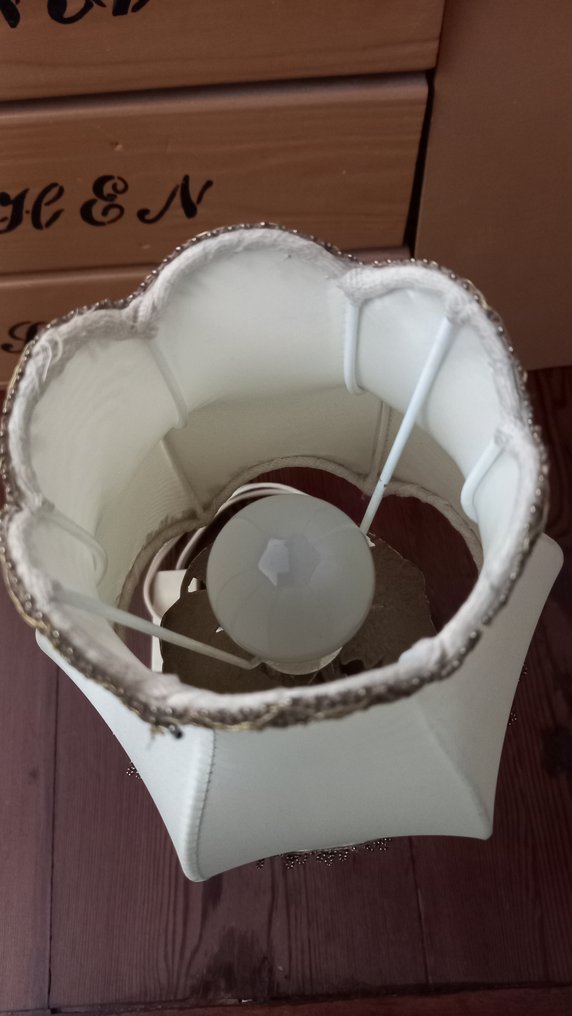 Tafellamp (2) - Verguld messing - Lampade art deco' #3.2