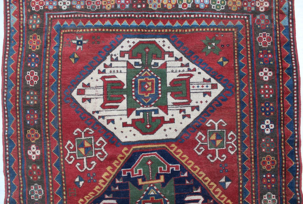 Tæppe - 228 cm - 137 cm - Lori Pambak Kazak-tæppe #3.2