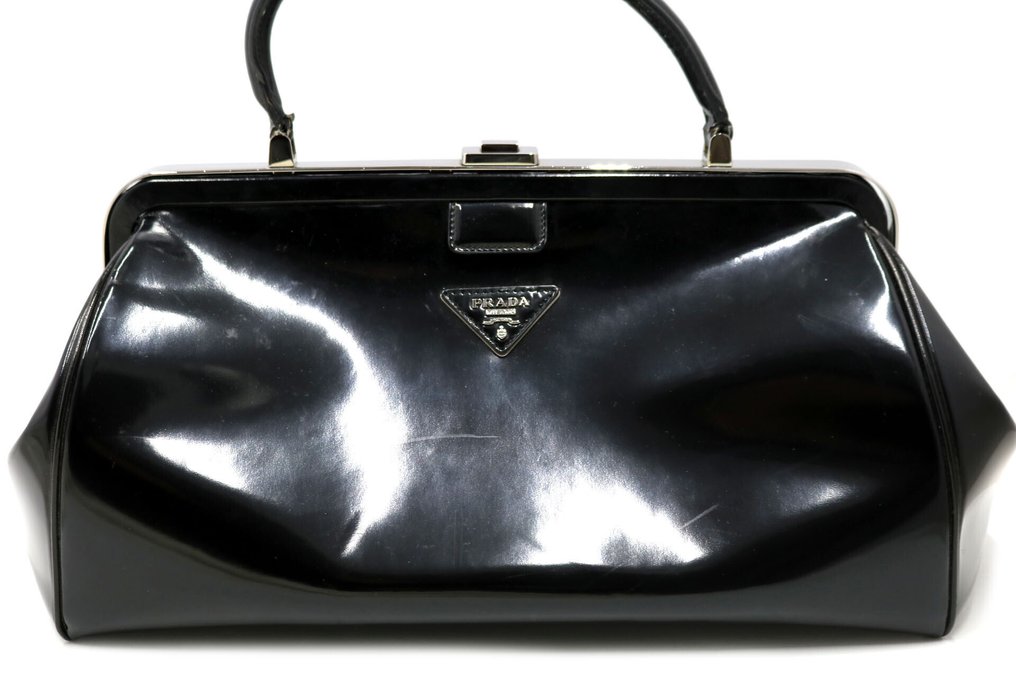 Prada - Prada Doctor Bag Pelle Nera - Borsa a mano #1.0