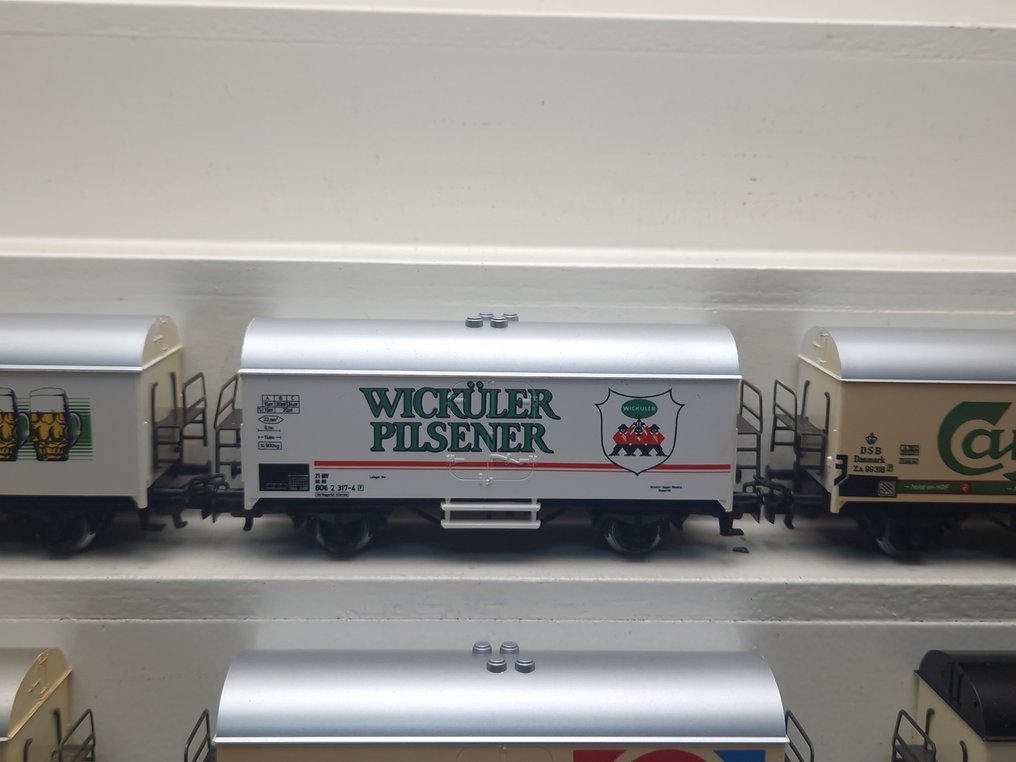 Märklin H0轨 - 4415 - 模型火车货运车厢 (12) - 12 啤酒/冷藏车 - DB #4.3