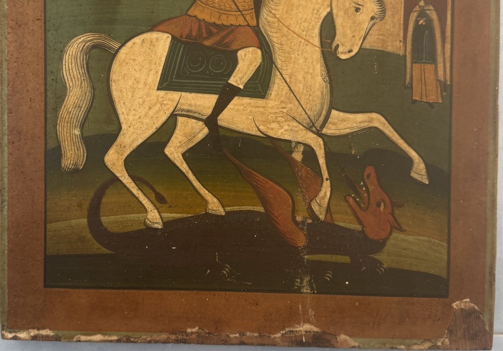 标志 - 屠龙者圣乔治 - 木 #3.2