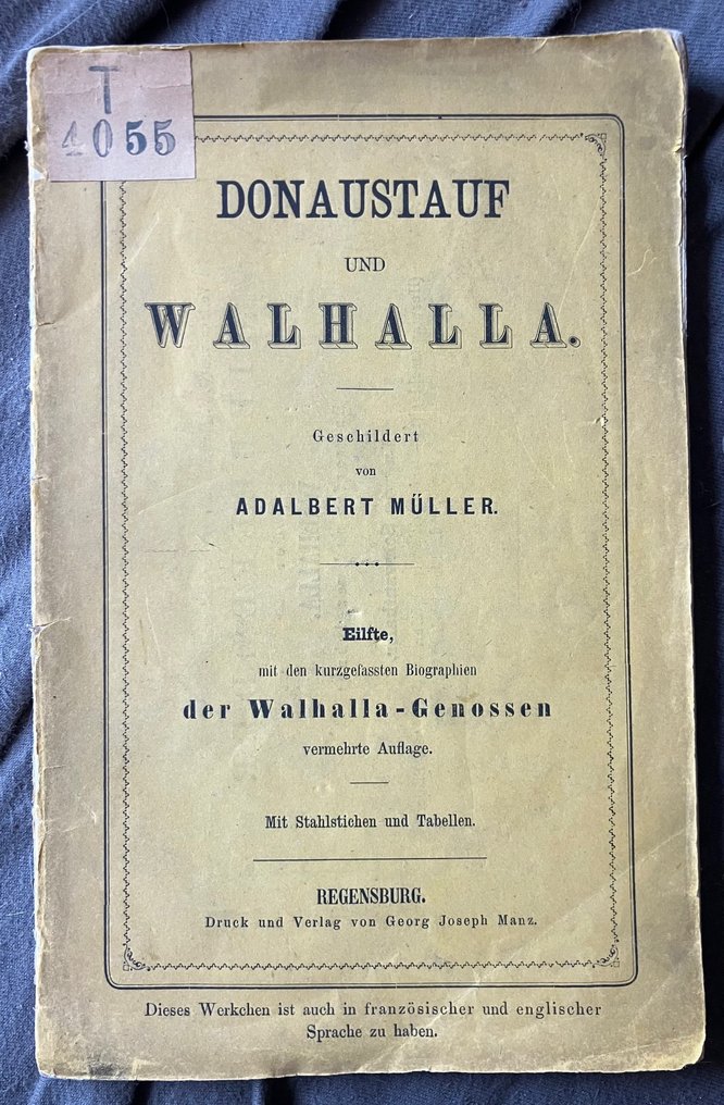 Adalbert Müller - Donaustauf und Walhalla - 1850-1860 #1.0