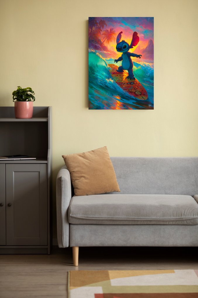 SDIMART 1996 - Stich Surfing Animation Style Limited Edition w/COA #4.3