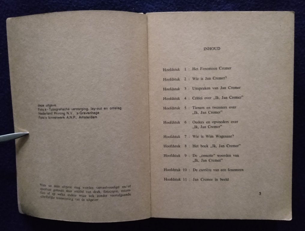 Denis Arnolds (en Jan Cremer) - Hij Jan Cremer - 1965-1983 #3.2