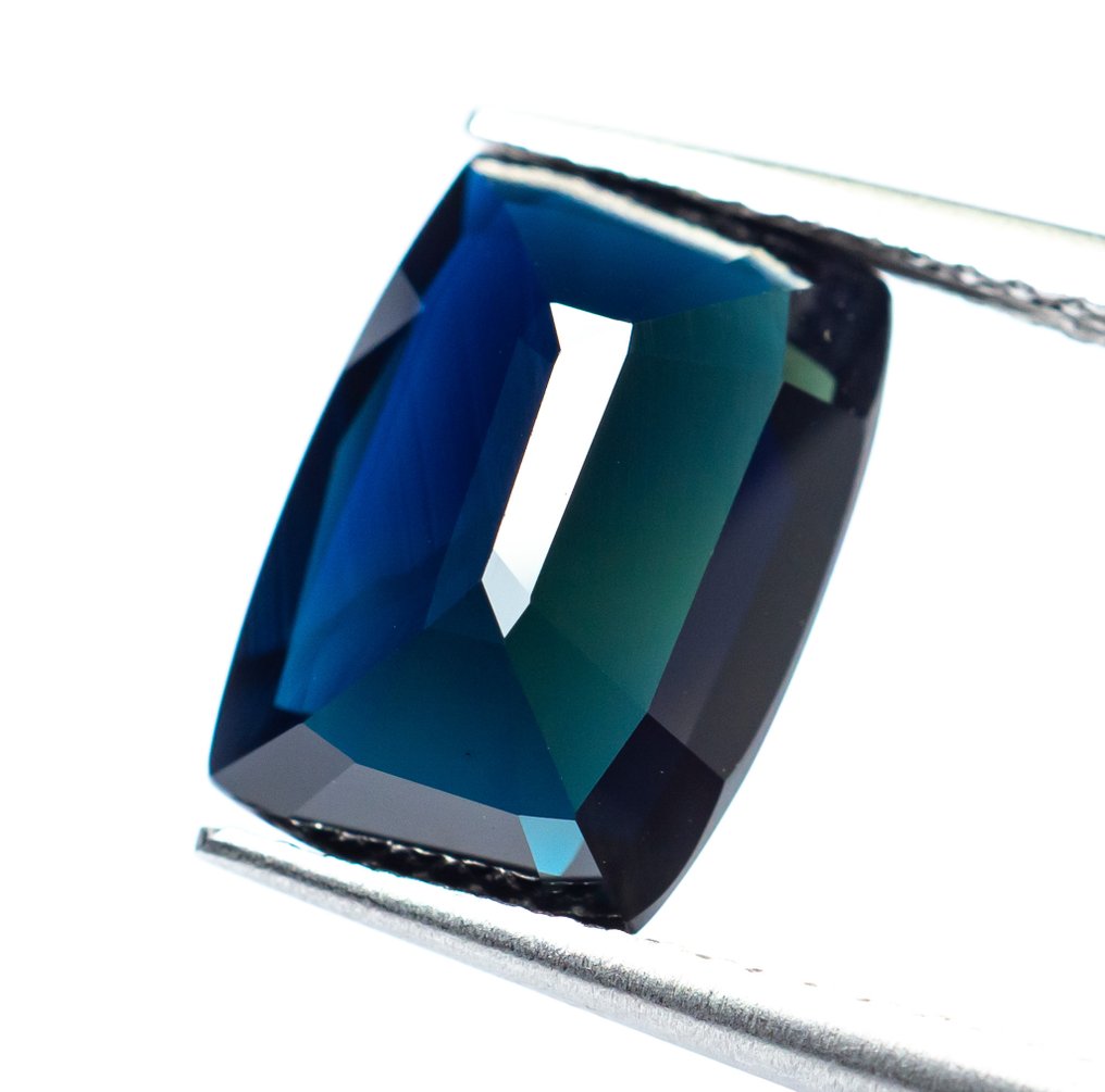No Reserve Price Sapphire - 5.66 ct - Bellerophon Gemlab - Dark Blue #4.3