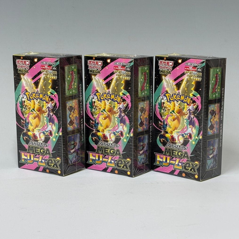 Pokémon - 3 Booster box - MEGA Dream ex M2a High Class - EX #1.0