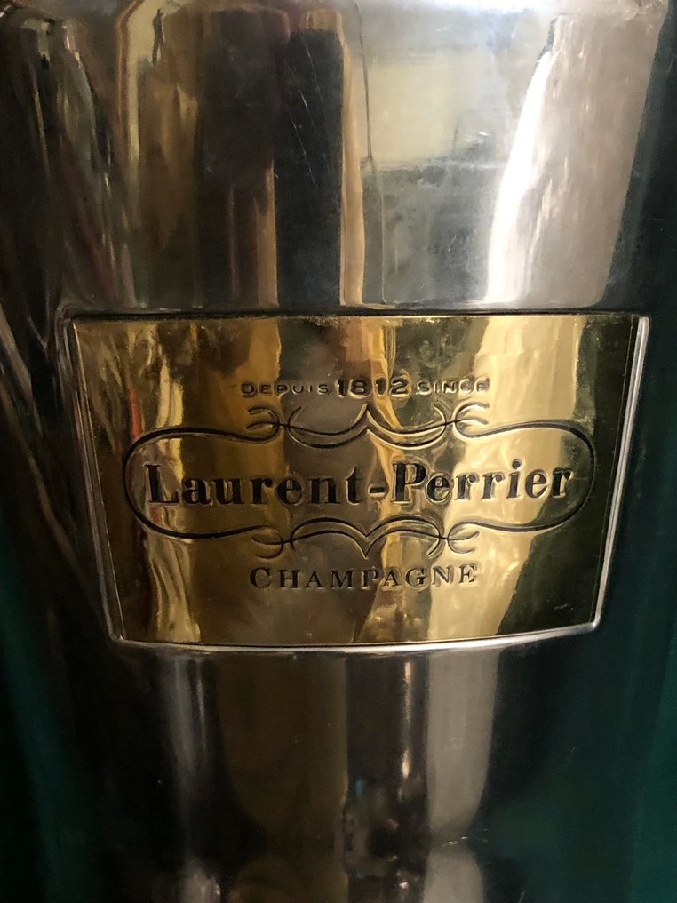 Laurent-Perrier - Champagne køler - En sølvbelagt og læder, original model, LAURENT PERRIER Classy Champagne cooler med - Forsølvet - Laurent Perrier #4.3