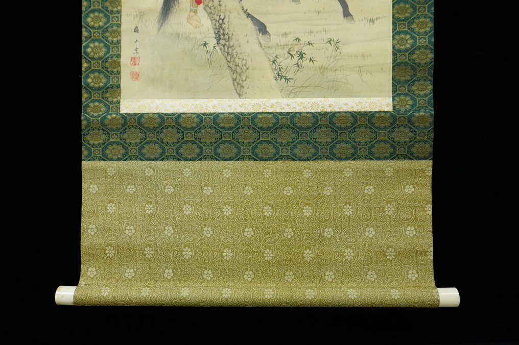 Absolute Auction Yuzan Mori Depicts Minamoto no Yoshiie at the Historic Nakoso Barrier Japanese - Mori Yuzan (1869 - 1917) 森雄山 - Japan (Zonder Minimumprijs) #4.3