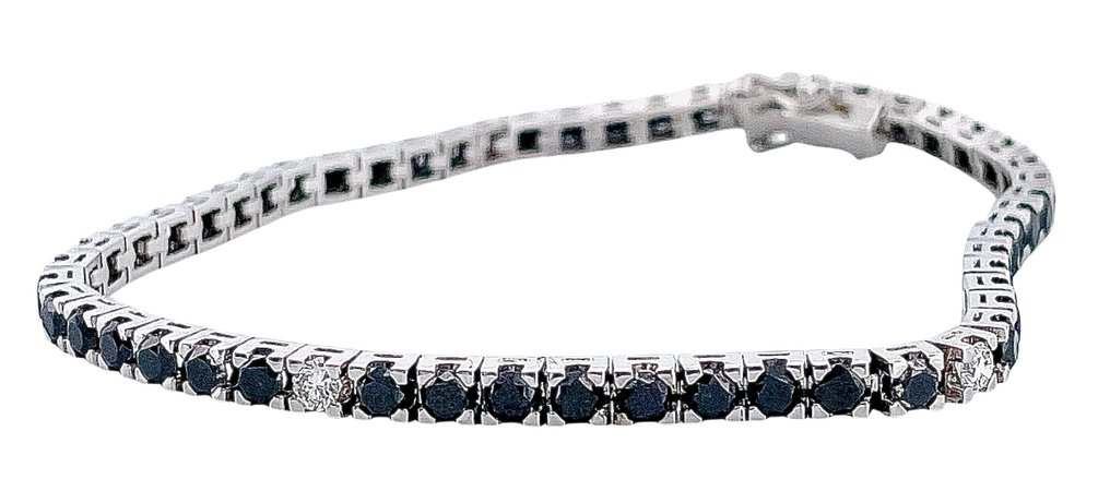 Armband - 18 kt Weißgold Diamant (Natürlich) - Diamant #2.1
