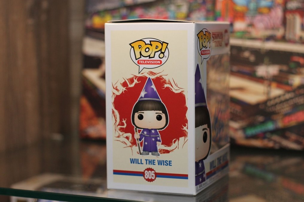 Funko - Funko Pop Will the Wise #805 Signed by Noah Schnapp w/ Rocket Signings COA - 2020+ #2.1