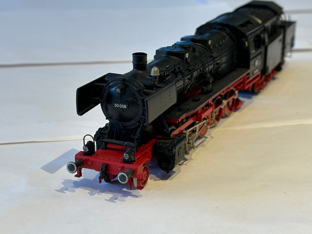 Fleischmann H0 - 4175 - Locomotiva a vapore (1) - BR 50 058 - DB #1.0