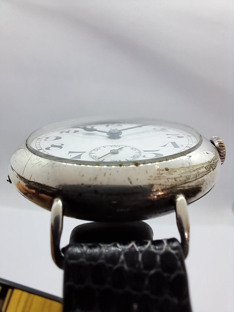 Omega - Trench watch - 20's - Depose 9846 - Solid Silver Trench watch - Men - 1900-1949  #2.1