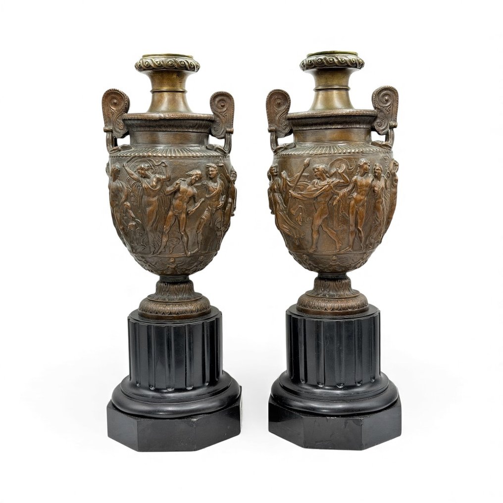 Jarra com 2 pegas pequenas (2) - Vasos Townley - Bronze patinado #1.0