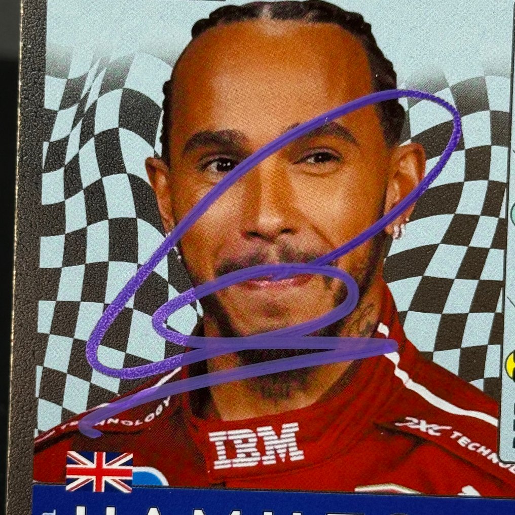 法拉利 - Topps Icons of the Grid 311 Signed - 路易斯·漢米爾頓 - 2025 - 交易卡  #1.0