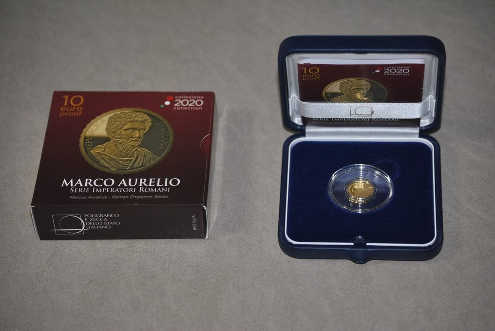 Italy. 10 Euro 2020 "Marco Aurelio" Proof #1.0