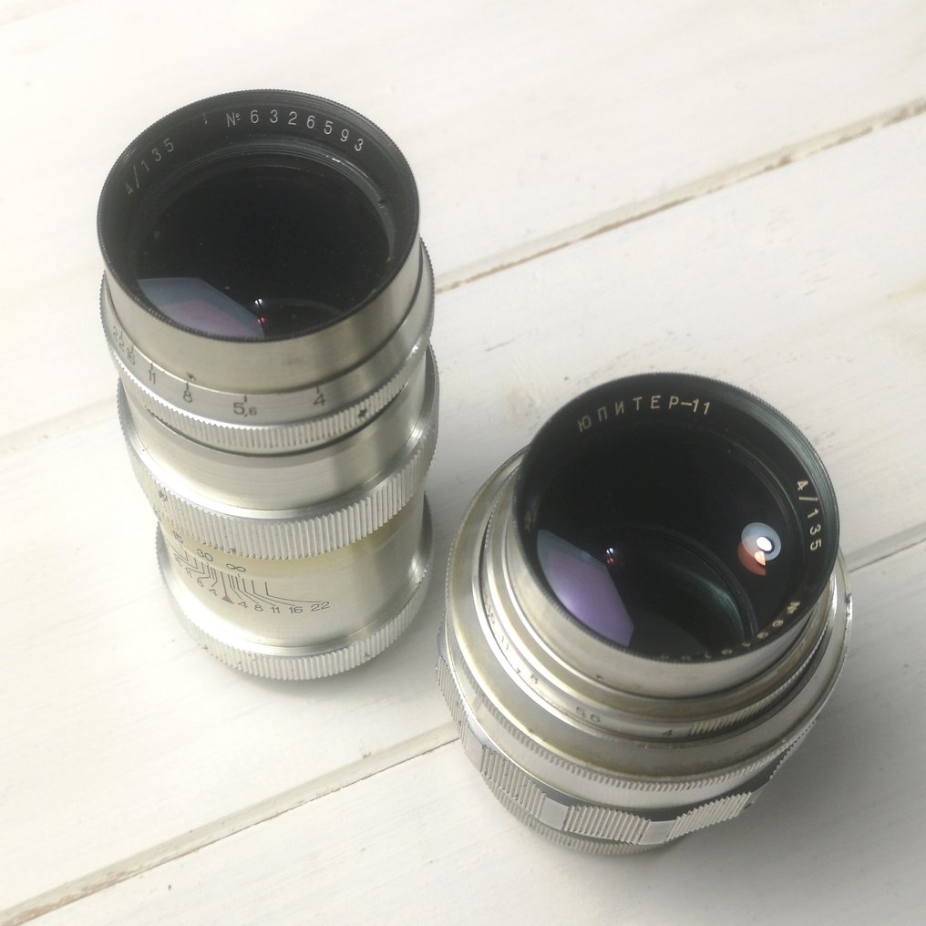 KMZ Krasnogorsk ЮПИТЕР-11 Jupiter 4/135mm M39 e M42 | Kameraobjektiv #2.1