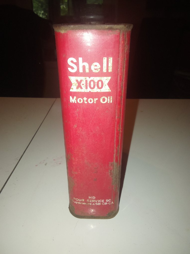 Shell - Unknown - Puszka na oliwę - X-100 - Stal #3.2