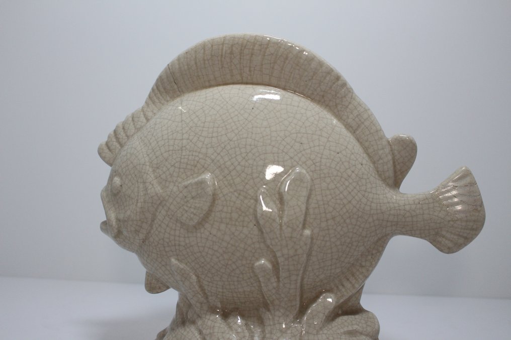 A.M.C Faiencerie wasmuel - 花瓶  - 陶器 - Platvis (vaas) #1.0