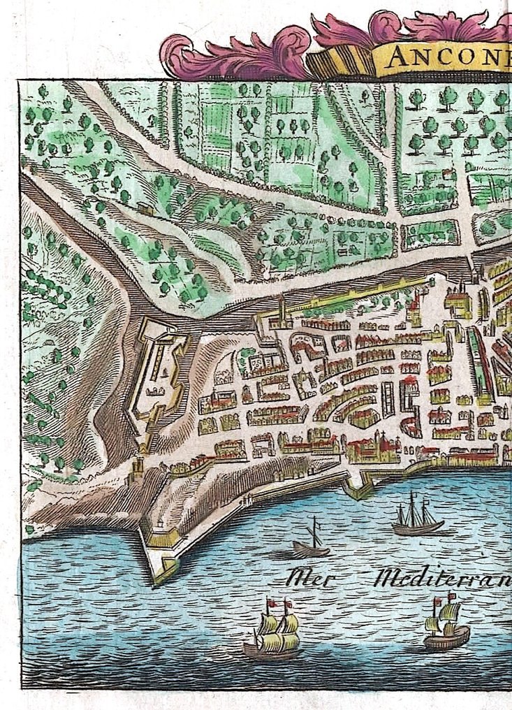 Ιταλία - Ανκόνα, Μάρκε; Rogissart - Ancone - 1701-1720 #1.0