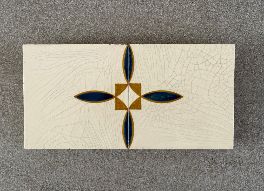 Fliese (2) - Haagsche Plateelfabriek Rozenburg - 1930-1940 - Art Déco #1.0