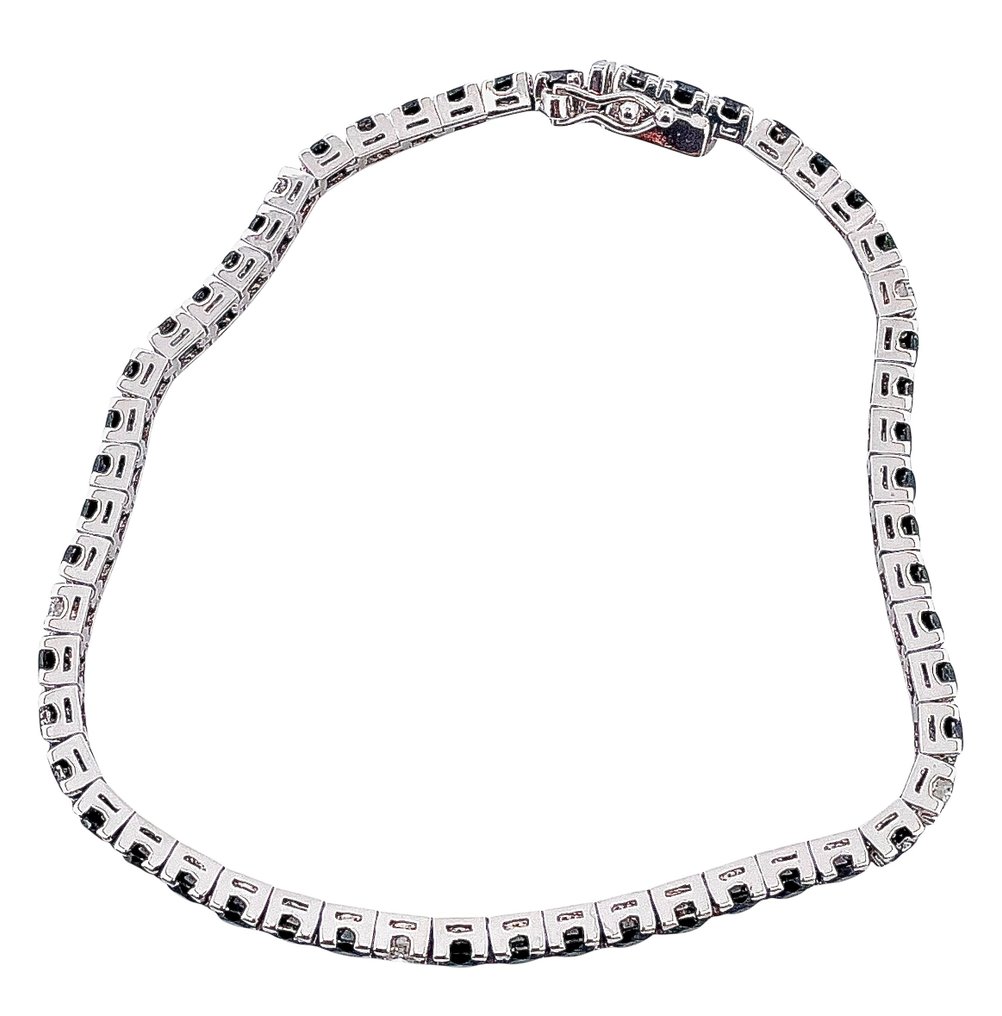 Armband - 18 kt Weißgold Diamant (Natürlich) - Diamant #4.3