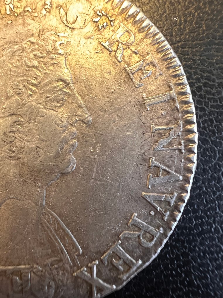 Frankrijk. Louis XIV (1643-1715). Ecu 1695-A, Paris  (Zonder Minimumprijs) #4.3