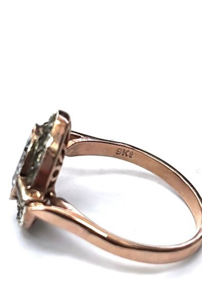 Sem preço de reserva - Anel - 9 kt. Ouro rosa Topázio #4.3