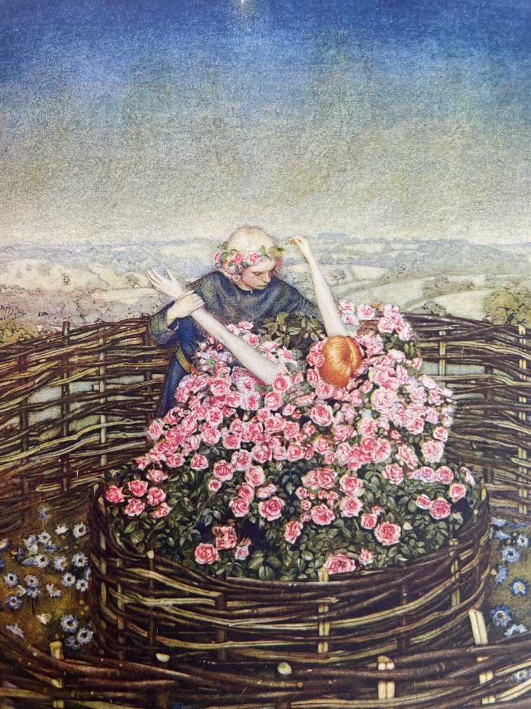 Geoffrey Chaucer, Keith Henderson & Norman Wilkinson - The Romaunt of the Rose - 1908 #1.0