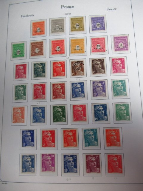Franța 1968/1945 - Colecție superbă de timbre într-un album Kabe. #2.1