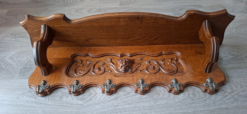 衣帽架 - 橡木 - 墙壁挂钩 #3.2