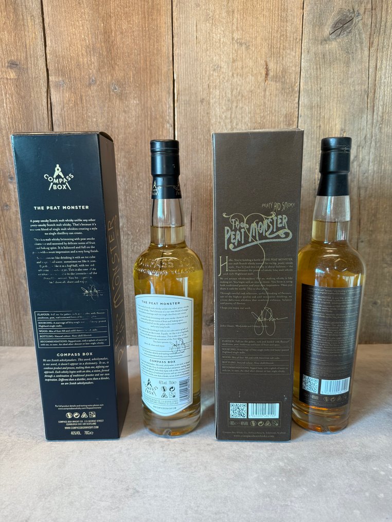 Compass Box The Peat Monster - Compass Box  - 70cl - 2 bottles #1.0