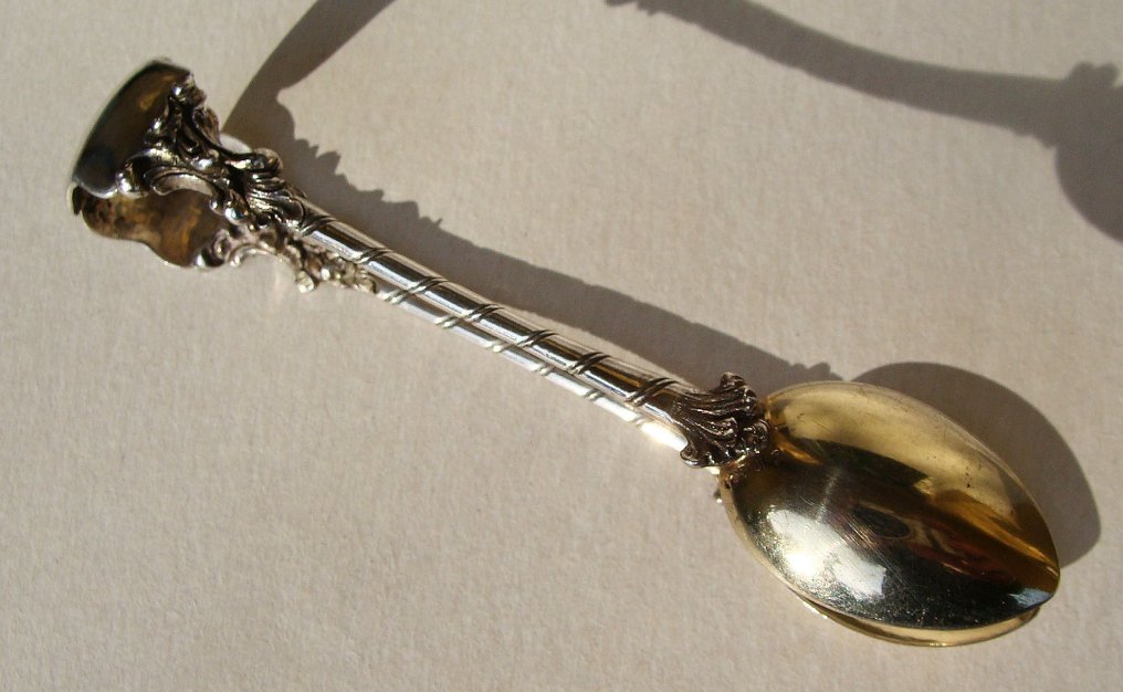 Silver&Gold - Sukker tang - Hanau 1890 - 800 sølv #1.0