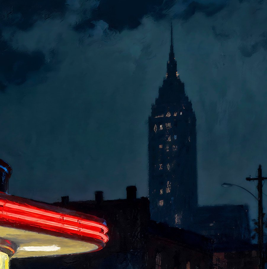 Le Yack - Scarlet on the Corner - Hand signed #2.1